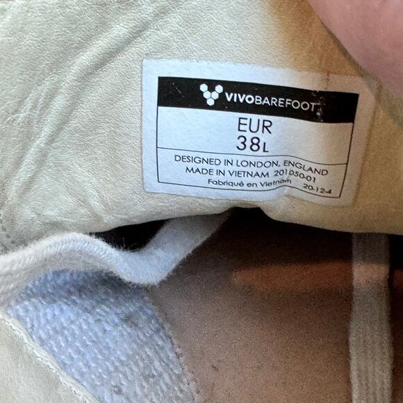 Vivo Barefoot Geo Court 2 Cream Eggshell US 7 38 - Picture 7 of 8